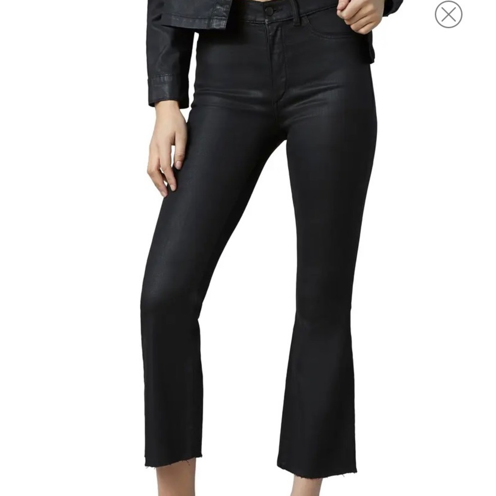 DL1961 Bridget Instasculpt High Waist Crop Bootcut Jeans - Picture 2 of 10